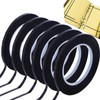 GoProver - Paquete de 6 cintas gráficas de 3 mm