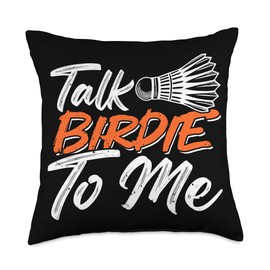 Talk Birdie To Me Throw Pillow