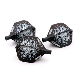 CUESOUL TERO Series AK4 Dart Flight Surface Pattern Heat Transfer Standard Shape, Set of 3 (CS-AK4+1BKL)..