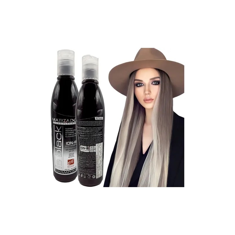 Shampoo D'Conde Le Black Matizador 250mL para Cabello Rubio