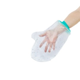 Biglumin gipsschutz wasserdicht arm kind wasserdichte Handabdeckung zum Duschen nach Operationen,duschhandschuh hand wasserdichte weicher,bequemer Gipsschutz wiederverwendbarer Gips- und Verbandschutz