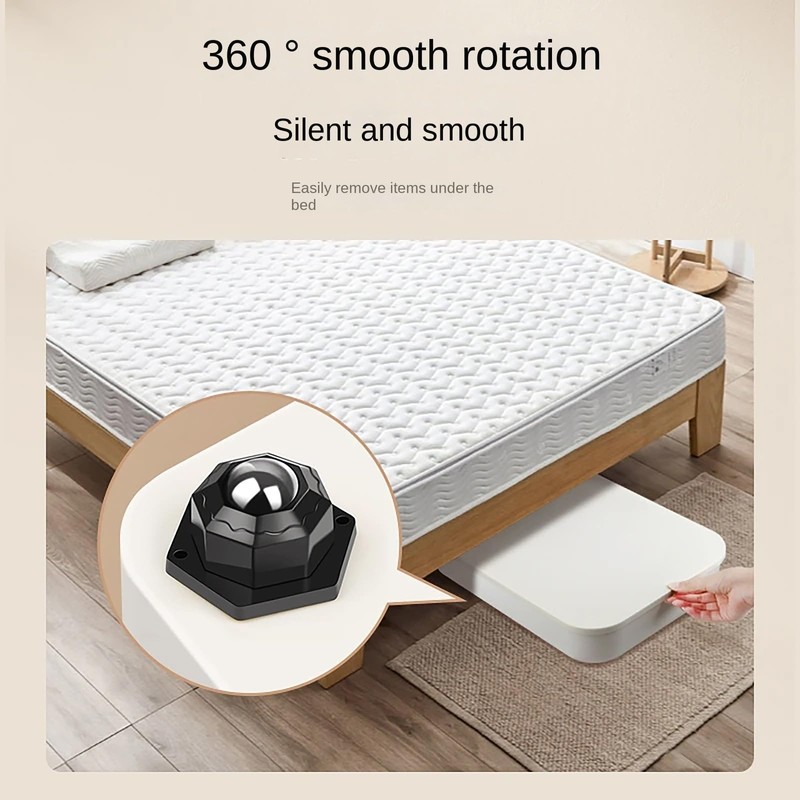 8 Pack Self Adhesive Caster Wheels, Swivel Wheels for Furniture,