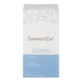 Summer's Eve Douche, Extra Cleansing Vinegar and Water, 4.5 Fl Oz, 4 Ct. (Pack of 3)