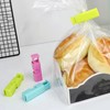 Acpetdr 12 Pcs Bread Bag Clips, Squeeze Bread Bag Cinch