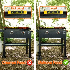 4 Pcs Griddle Leveling Shims Kit for Blackstone Griddles, Grill Accessories Use for Blackstone Electric Tabletop Griddle with Stand, Keep Flat Top Grill in Level