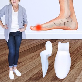 Govari, Protector de Juanete con Separador de Gel, Color Blanco, Unitalla, (2 Pares)