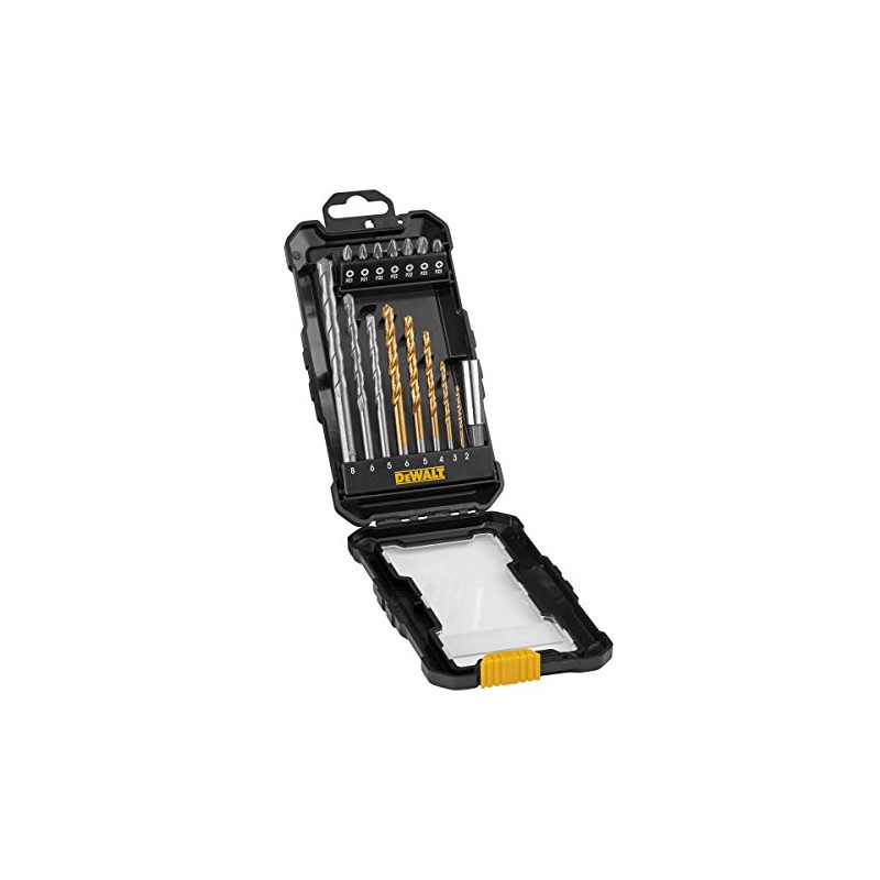 DEWALT DT71567-QZ Drill and Screwdriver Bit Set 16 Piece, Black