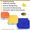 3, 6, 11 Cup Rectangle Replacement Lids/Covers for Pyrex, Anchor
