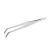 Aoje-Link Stainless Steel Tweezers with Curved Serrated Tip Sewing Machine