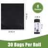 8 Gallon Portable Trash Bags, 30 Count Portable Toilet Bags,