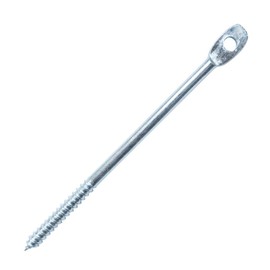 5" Eye Lag Wood Dura-Screws Zinc Plated (Qty 100)