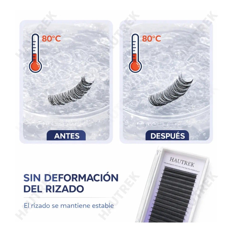 Blister Extensiones De Pestañas U-shaped Shape Mink Yy Lash