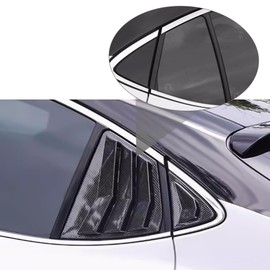 XYHGM for Toyota Camry 2025 2026 Window Louvers Front Side Window Louvers Air Vent Scoop Shades Cover Blinds Trim Exterior Accessories 4PCS(Carbon Fiber)