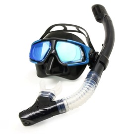 Farsighted Hyperopia +2.0 to +6.0 Scuba Diving Mask with Tempered Glass Lenses,Snorkel Options Anti-Fog (Red Dive Mask & Snorkel, +3.0 Plus)