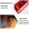 PKEDUO Red Gas Pedal Extender Cover Anti-Slip Adjustable Foot Pedal