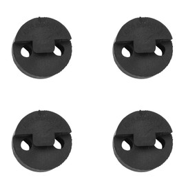 Pack of 4 Violin Silencers, Cello Dampeners, Rubber Violin Muffler, Acoustic Violin Muffler, Round Silencer Cello for Volume Control (4 Round Mute Violin)