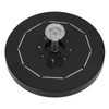 Solar Fountain LED Colorful Lighting Solar Powered Floating Bird Bath