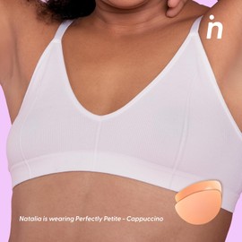 NIPSKIN - Cubre Pezones Pequeños Perfectly Petite de Silicona Grado Médico - Adhesivos, Invisibles y Reutilizables - Pezoneras Media Luna en Distintos Tonos de Piel, Talla Chica