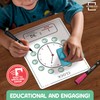 Scribbledo Telling Time Teaching Clock for Kids 9”x12” Learning Clock