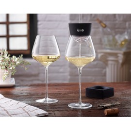 Ullo Wine Purifier and Angstrom Wine Glasses
