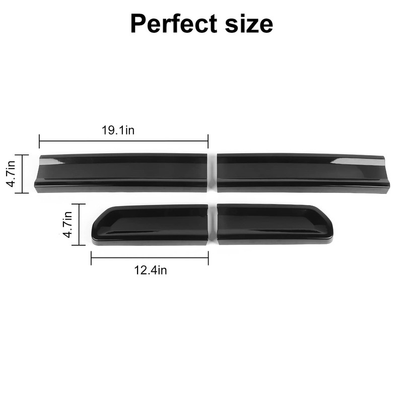 CheroCar TailLight Cover Tail Lamp Cover Guard Trim Bezel Frame