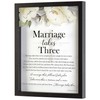 Dicksons Marriage Takes Three Black and White 12 x 15
