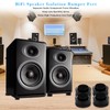 Preffair 4 Pcs Turntable Anti-Vibration Isolation Feet Speaker Feet Isolators