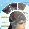 UWLK 24 Inch 13x6 Deep Wave Lace Front Wigs Human