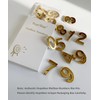 HopeWan Mailbox Numbers Gold, 2 Inch Address Sign Number Stickers