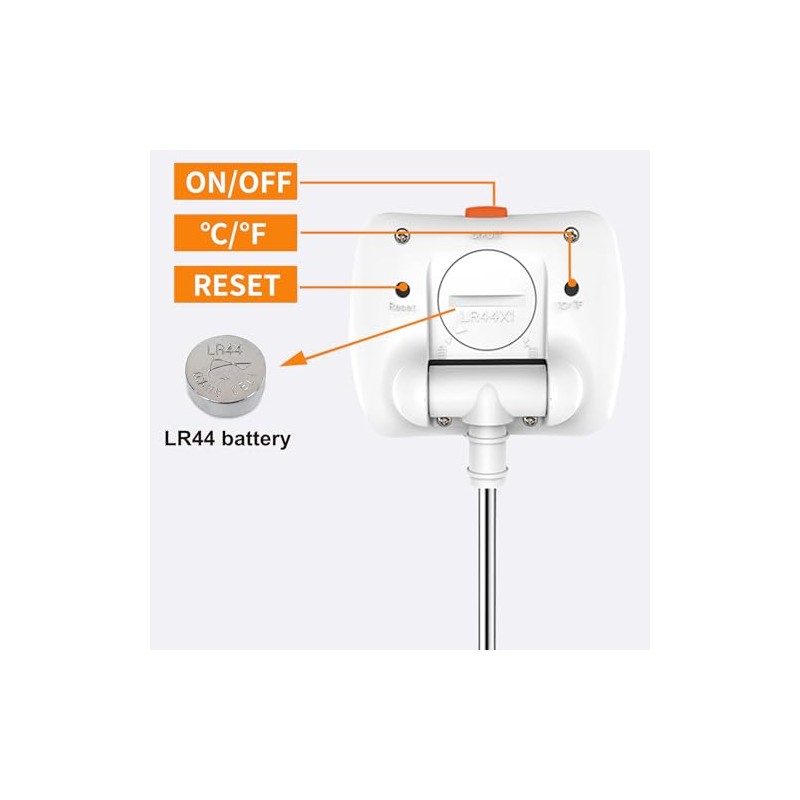 Termómetro digital de caramelo para cocina, cocina y confitería