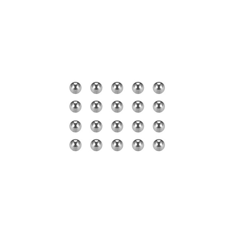 sourcing map G25 Precision Chrome Steel Bearing Balls 1.5 mm