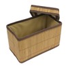 Seta Direct, Brown Natural Bamboo Storage Organization Box with Lid
