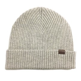 Rich Cotton Beanie Hat Men Women Skull Cap - Unisex Knit Cuffed Beanie Winter Hat - Soft Warm 100% Merino Wool (Heather Grey)