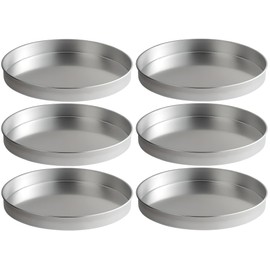 OCS Parts Pro Series 6-Pack 16" Aluminum Deep Dish Pizza Pans | Heavy Duty Pans for Deep Dish Pizzas and Cakes in Home Kitchens, Pizzerias, Restaurants and Bakeries