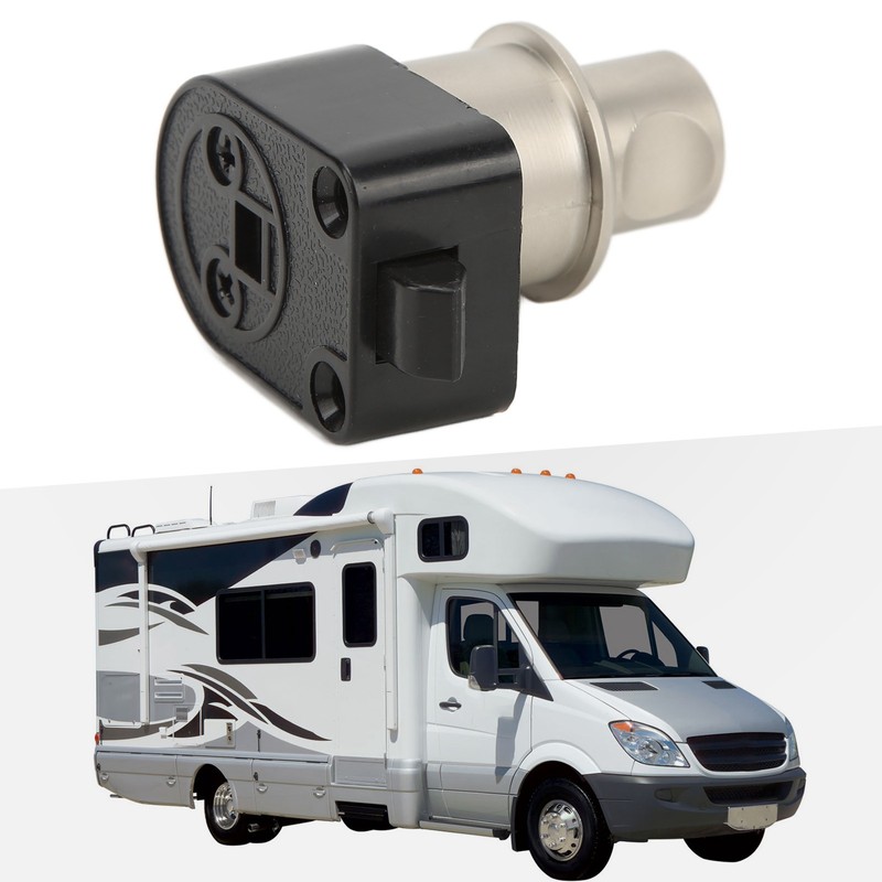 RV Push Button Lock Zinc Alloy Door Cabinet Knob Latch
