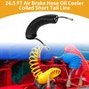 Partuto 25 Circle Air Brake Hose Oil Cooler Coiled Short