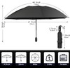 ALLBASA Automatic Folding Folding Umbrella - Windproof, Lightweight & Compact