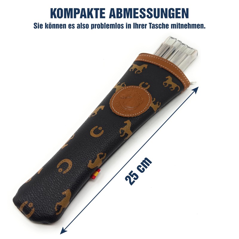 Space Home Expanding Holder with Zipper, Leather Compartment, Protective Bag,