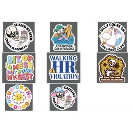 8 Pcs Funny Nurse Retractable Badge Reel Accessories Set Cute Fun Nursing Healthcare Medical Badge Holder Pack Xray Skeleton Coffee Silly Goose Doctor Social Worker Badge Clip RN CNA ID Tag Card