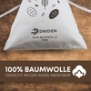 DRIDEN Bread Bags XL [Set of 3] 100% Natural Cotton