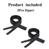 DIKAAFU 2PCS #5 Separating Jacket Zippers for Sewing Coats Jacket