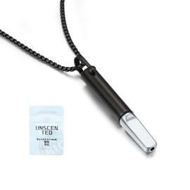 Exqele Breathing Necklace For Habitual Breath Practice, Meditation, Stress and Anxiety Relief (Black)