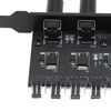 Sanpyl 4 Knob Cooling Fan Speed Controller, 8 Channels, PWM,