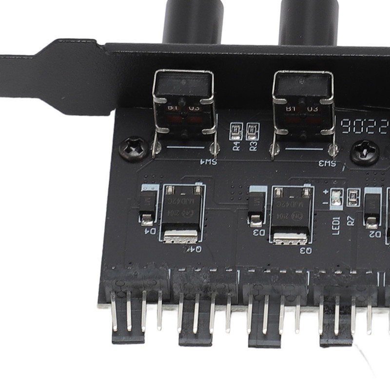 Sanpyl 4 Knob Cooling Fan Speed Controller, 8 Channels, PWM,