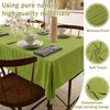 HX&OD Rectangular Tablecloth Cationic Fabric Waterproof Stain Resistant Wrinkle-Resistant for