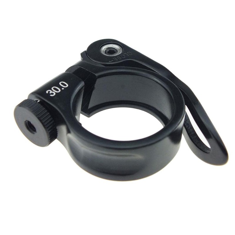 MagiDeal 30mm Bicycle Seat Post Clamp Aluminium Alloy Quick Release
