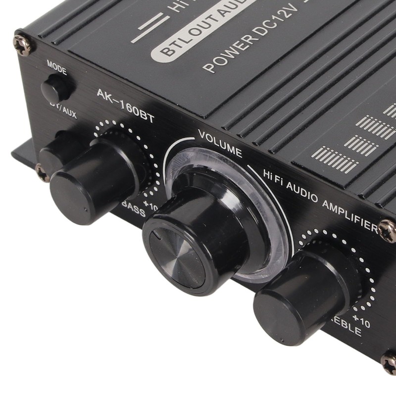 Power Amplifier, Bluetooth 5.0 Stereo Audio, 2 Channel Amplifier Receiver