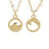 Set de Collares para Pareja de Olas Yin y el