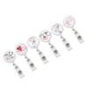 Retractable Badge Reel Clip Portable Nurse ID Name Card Badge