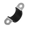 sourcingmap 18mm U Clips EPDM Rubber Lined Mounting Brackets Clamps